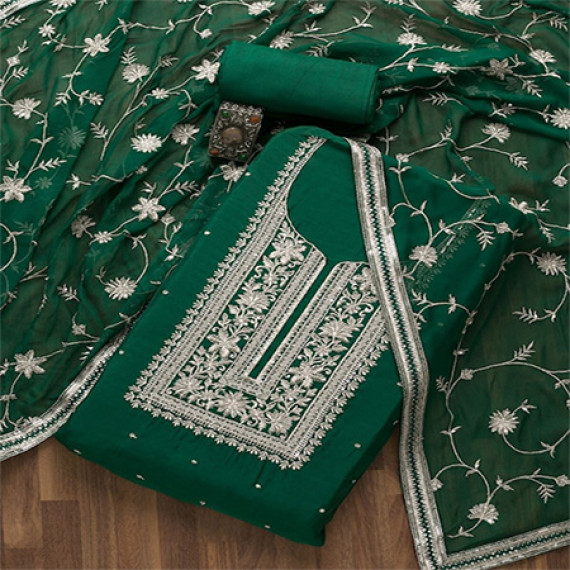 https://www.fashionrise.in/products/green-silver-toned-embroidered-unstitched-dress-material
