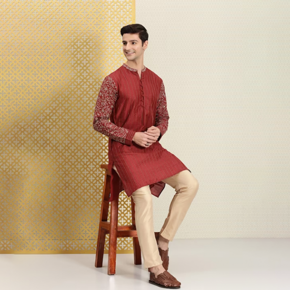 https://www.fashionrise.in/products/men-red-gold-toned-ethnic-motifs-printed-thread-work-kurta