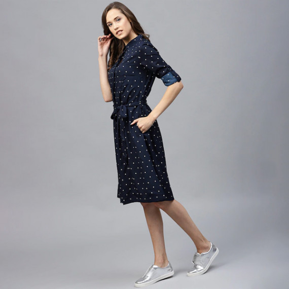 https://www.fashionrise.in/products/navy-blue-polka-dots-printed-shirt-dress