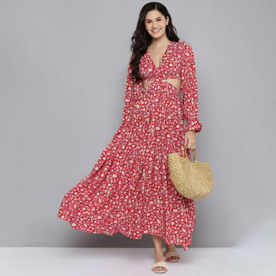 https://www.fashionrise.in/products/red-beige-floral-waist-cut-out-maxi-dress