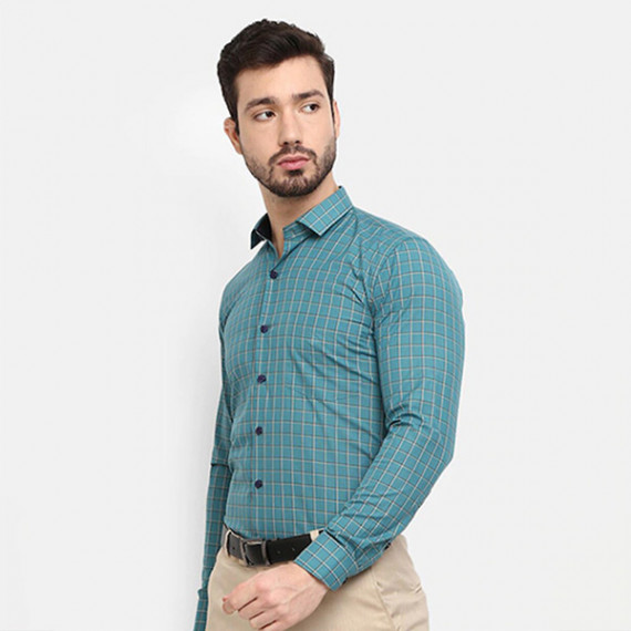 https://www.fashionrise.in/products/men-green-checked-formal-shirt
