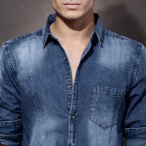 https://www.fashionrise.in/products/men-blue-denim-washed-casual-sustainable-shirt
