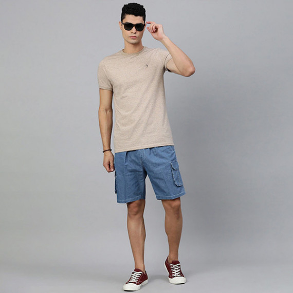 https://www.fashionrise.in/products/men-blue-solid-pure-cotton-denim-cargo-shorts