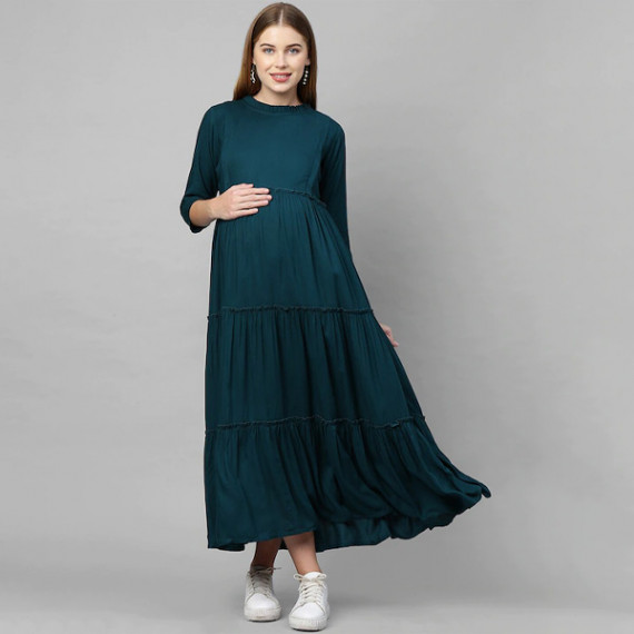 https://www.fashionrise.in/products/teal-green-maternity-maxi-nursing-dress