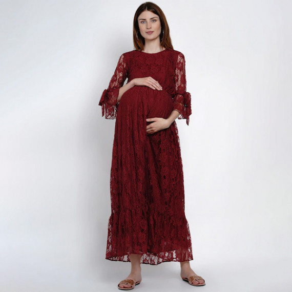 https://www.fashionrise.in/products/women-maroon-maternity-self-design-maxi-dress