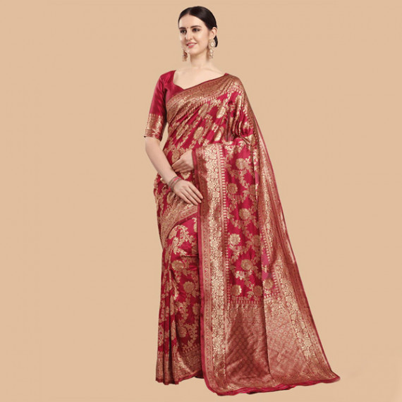 https://www.fashionrise.in/products/maroon-gold-ethnic-motifs-zari-silk-blend-banarasi-saree