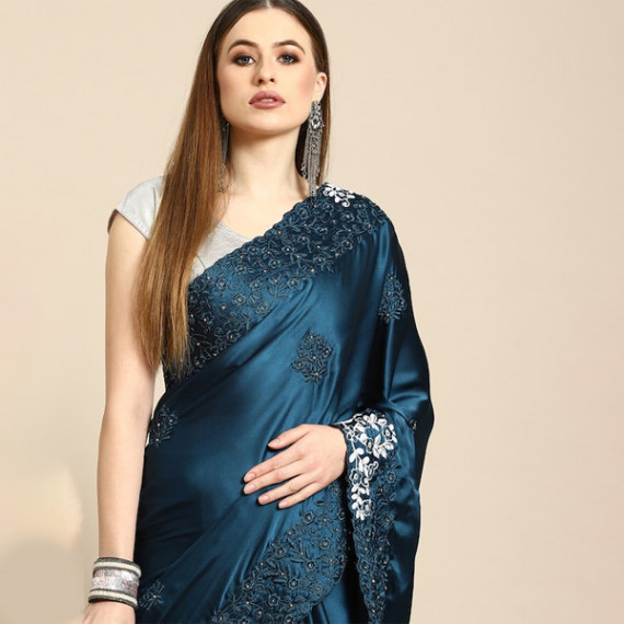 https://www.fashionrise.in/products/blue-floral-embroidered-satin-saree
