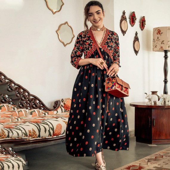 https://www.fashionrise.in/products/black-orange-ethnic-motifs-printed-maxi-dress