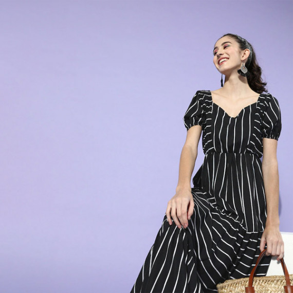 https://www.fashionrise.in/products/black-white-striped-crepe-maxi-dress