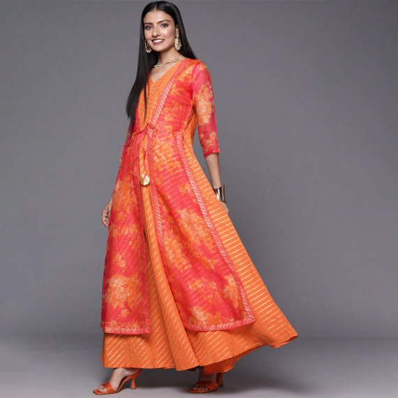 https://www.fashionrise.in/products/orange-striped-ethnic-maxi-dress